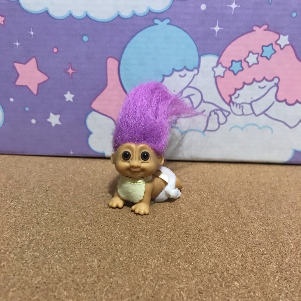 Vintage Russ Baby Crawl Troll